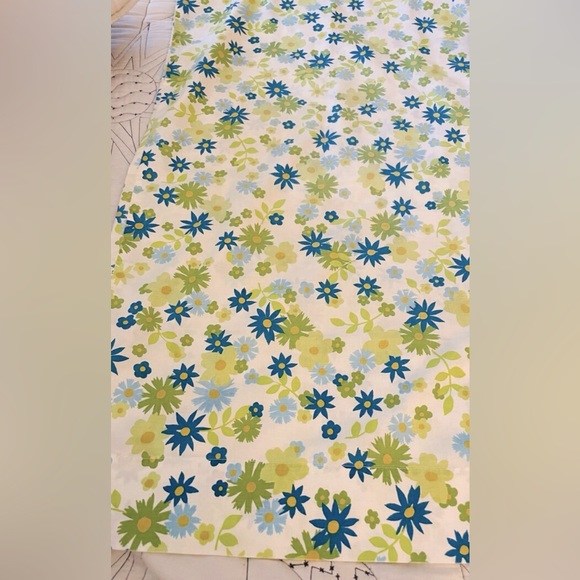 Sears Pillow Cases Covers Set of 2 Mod Flower Power Fine Muslin 1970's Rare - Picture 3 of 3